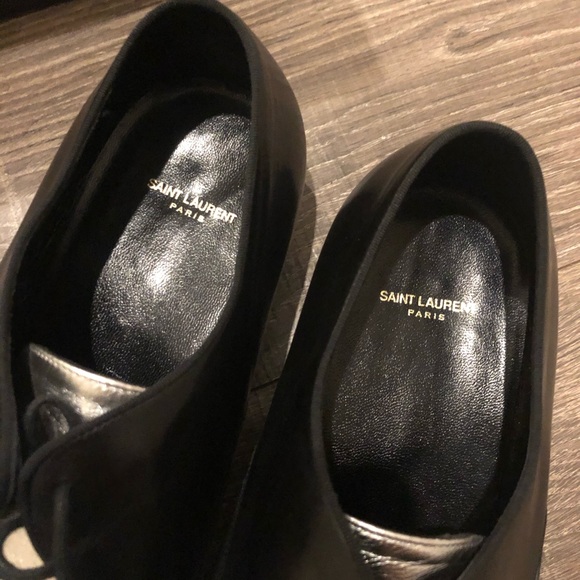 Saint Laurent Blake derby silver black - Picture 3 of 8